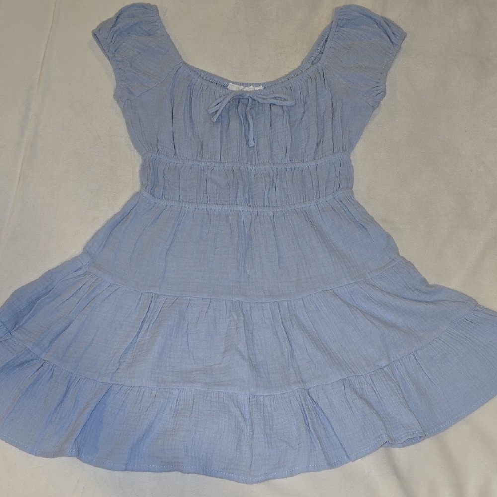 Lush Light Blue Casual Dress